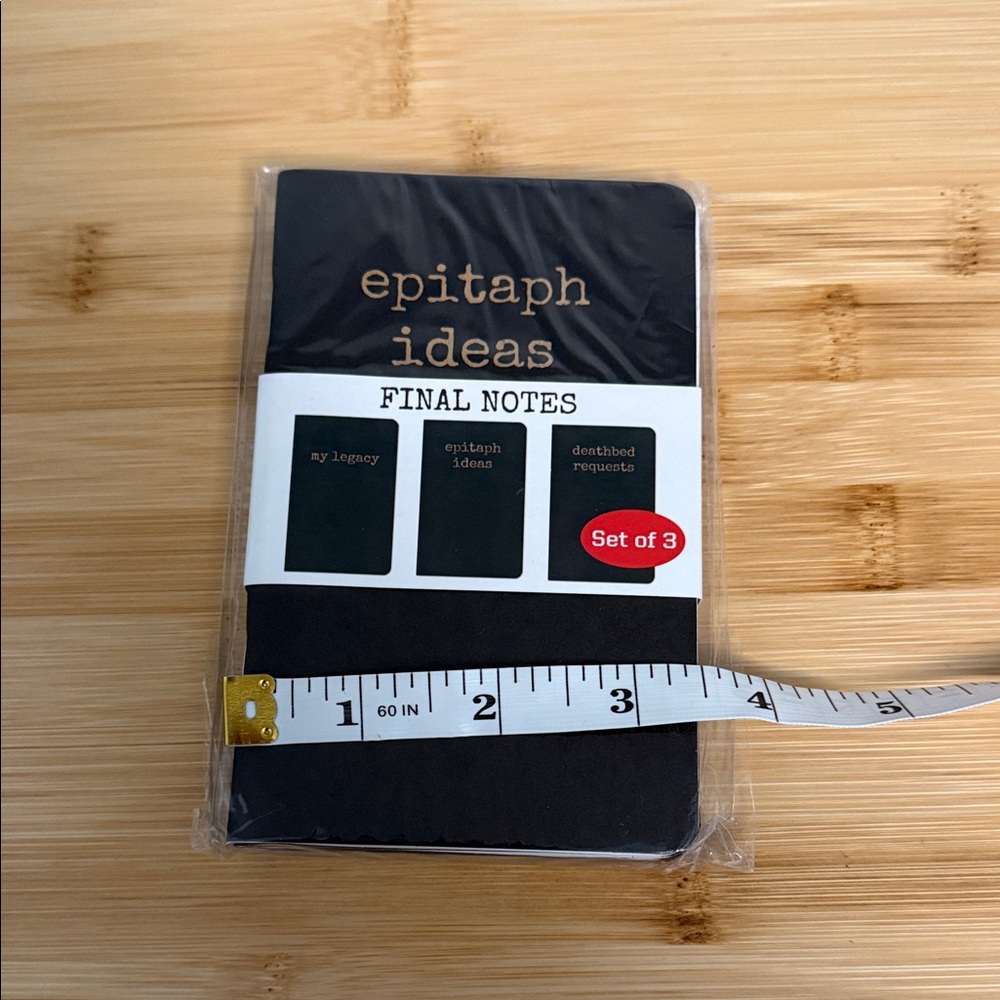 Final Notes Epitaph Idea Set of 3 Notebooks from Accoutrements Archie McPhee - Picture 5 of 10